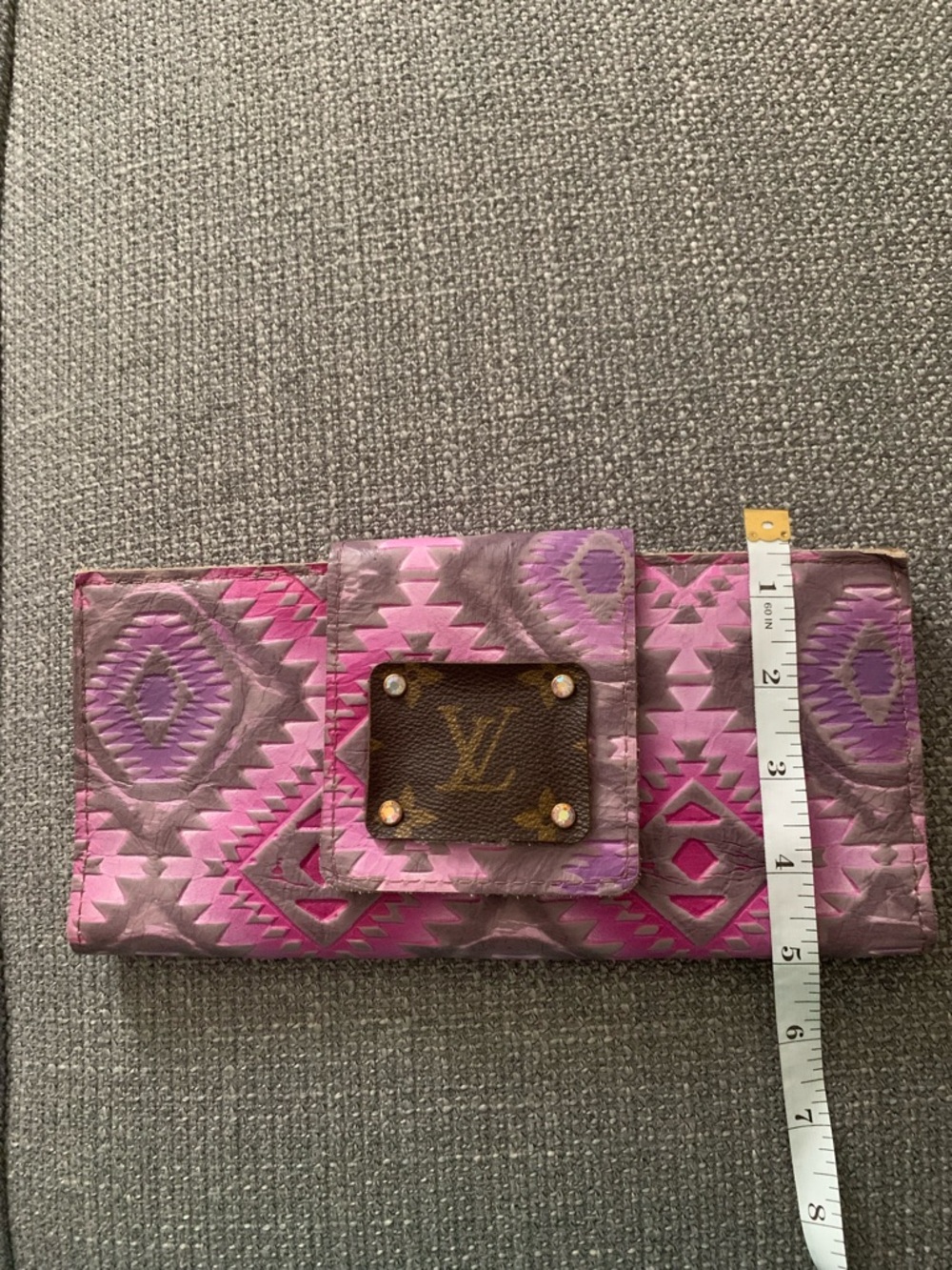 Pink & Purple Aztec Pattern Wallet - Picture 2 of 8